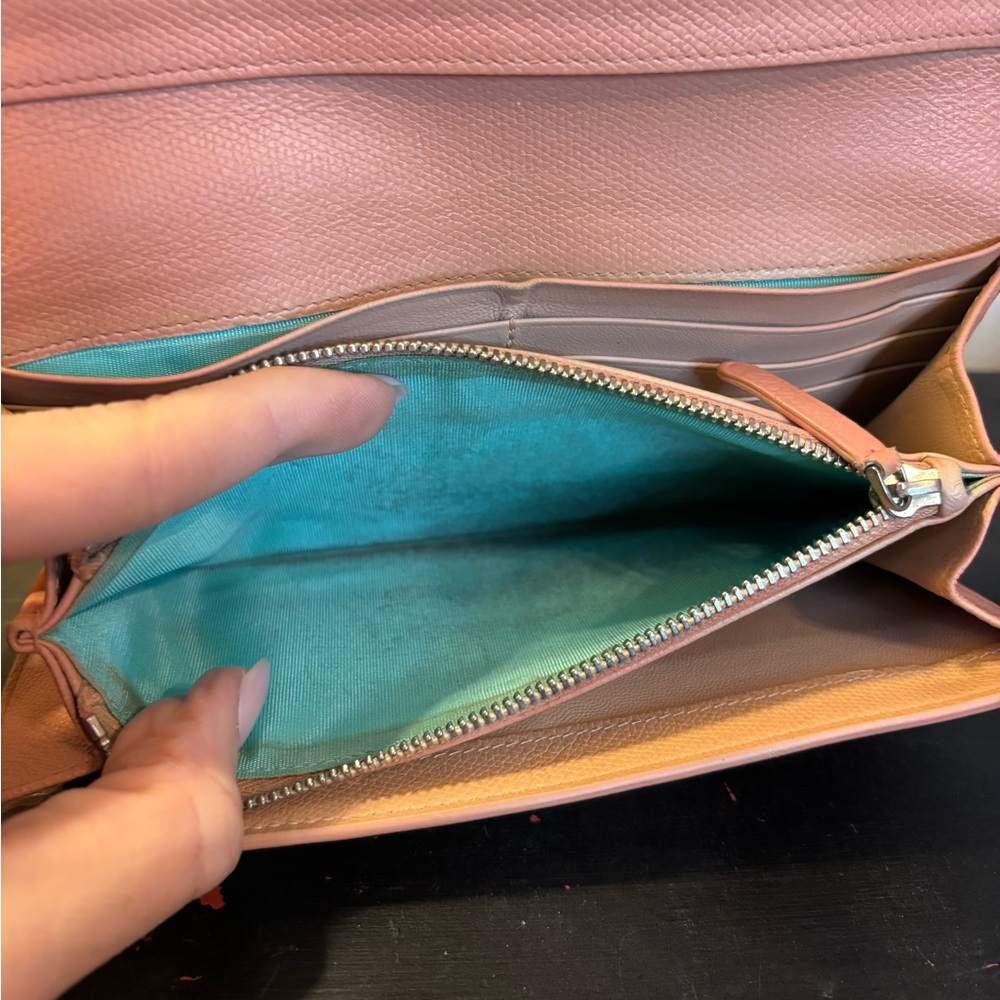 Tiffany & Co. Pink “Return to Tiffany” Leather Wallet EUC - Picture 8 of 10